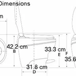 Thetford Aqua Magic Bravura Fixed Toilet -Truma Shop low profile 88507.1482323288