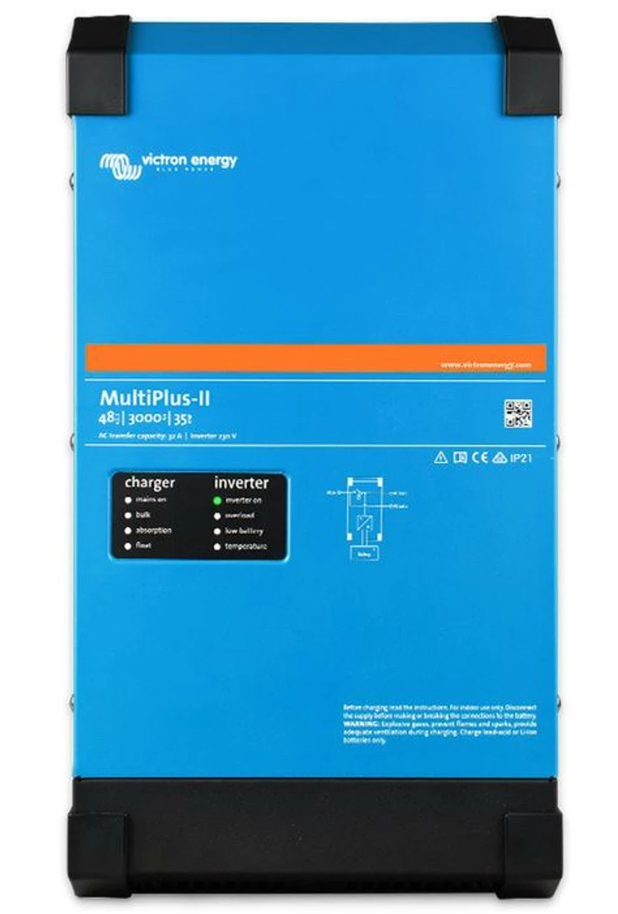 Victron Energy Blue Power MultiPlus-II 48V Battery Inverter Charger 120V AC 3 Victron Energy Blue Power MultiPlus-II 48V Battery Inverter Charger 120V AC