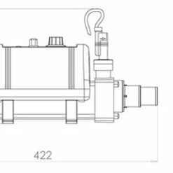 3 KW Elecro Electric Plug & Play Nano Above Ground Swimming Pool Heater Titanium -Truma Shop nano splasher pool heater d 86437.1389175805