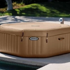 Intex Octagonal Spa Inflatable Jacuzzi Style Portable Hot Tub -Truma Shop octag cover 86248.1427368026