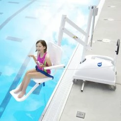 S R Smith PAL Disabled Lift Portable Swimming Pool Hoist -Truma Shop pal w girl2 300dpi 13064.1389884763