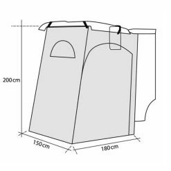 Reimo Fritz-2 Tailgate Tent For VW T5 T6 And Similar Camper Vans 9 Reimo Fritz-2 Tailgate Tent For VW T5 T6 And Similar Camper Vans -Truma Shop reimo fritz size 33015.1492237990