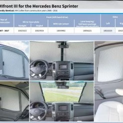 Remis Campervan Window Cab Blinds For Sprinter & Crafter -Truma Shop remis blinds sprinter 53464.1620143475