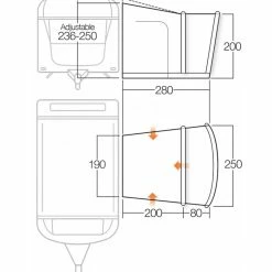 Vango Sonoma II 350cm Air Caravan Motorhome Awning 15 Vango Sonoma II 350cm Air Caravan Motorhome Awning -Truma Shop sonoma ii 250 floorplan 42486.1530026866