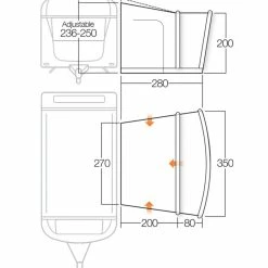 Vango Sonoma II 350cm Air Caravan Motorhome Awning 16 Vango Sonoma II 350cm Air Caravan Motorhome Awning -Truma Shop sonoma ii 350 floorplan 43216.1529575187