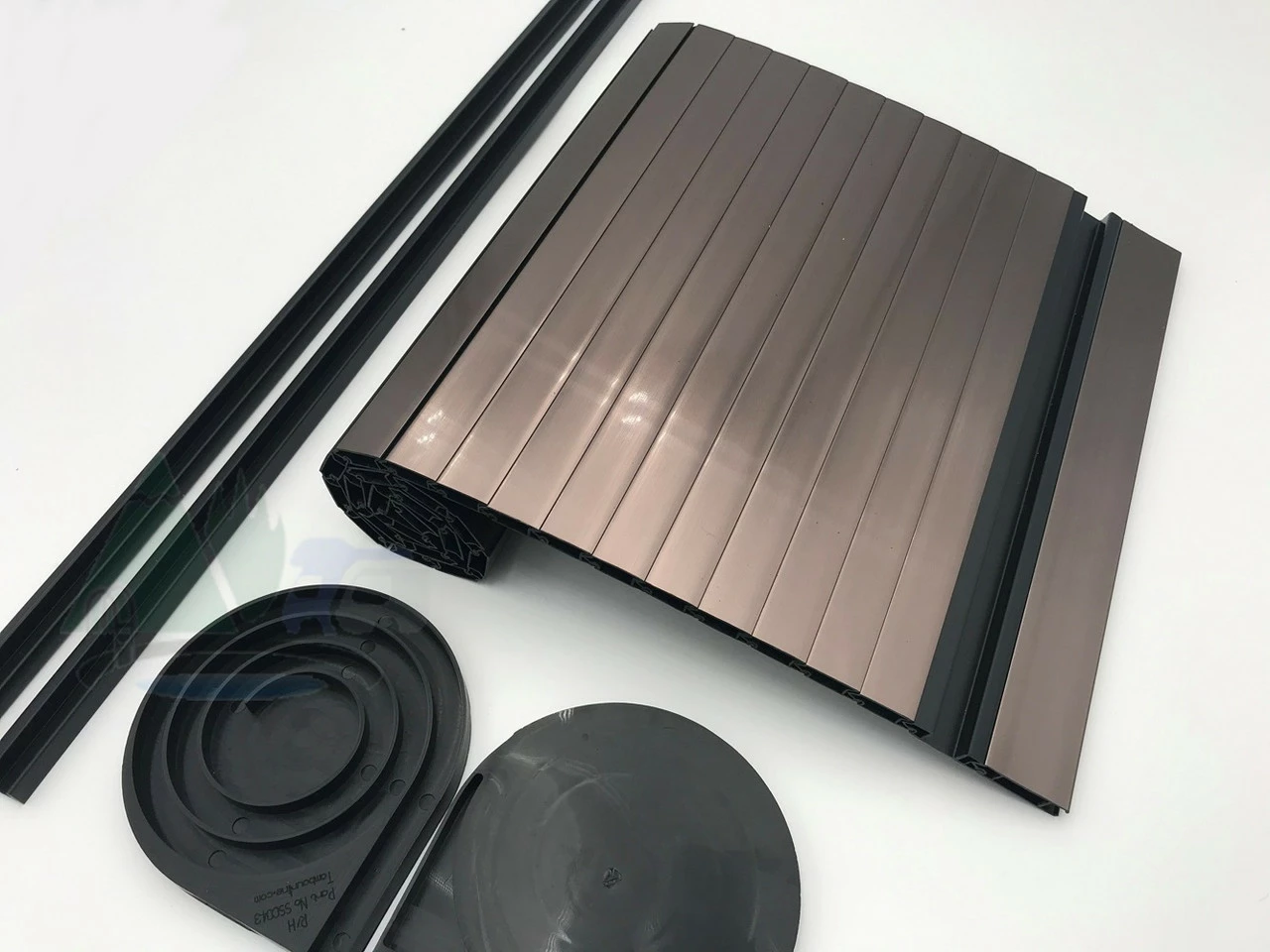 Tambourline Tambour Roller Door Kit In Bronze For Campervans 3 Tambourline Tambour Roller Door Kit In Bronze For Campervans