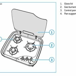 Thetford Spinflo Topline Series 169 Caravan Hob -Truma Shop topline 169 1 22594.1618478147