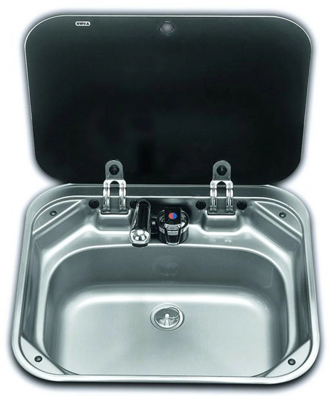 Dometic-Smev 8005 Caravan Motorhome Sink Unit With Glass Lid 3 Dometic-Smev 8005 Caravan Motorhome Sink Unit With Glass Lid