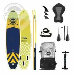 Fatstick Pure Art 10'6 SUP Inflatable Paddle Board Full Kit -Truma Shop yellow isup 02934.1652361811